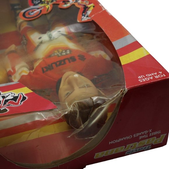DreamCo Travis Pastrana MX All Stars Suzuki No Fear Freestyle 16in Doll Boxed - Picture 10 of 14